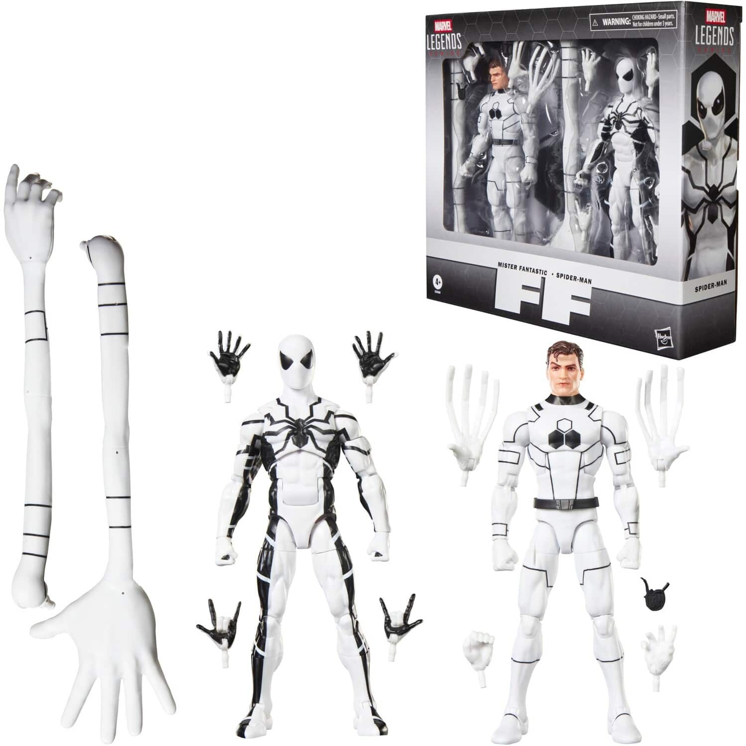Hasbro - Fantastic Four - Marvel Legends - Future Foundation Mister Fantastic & Spider-Man Action Figure - COLLECTIBLES - Multicolor