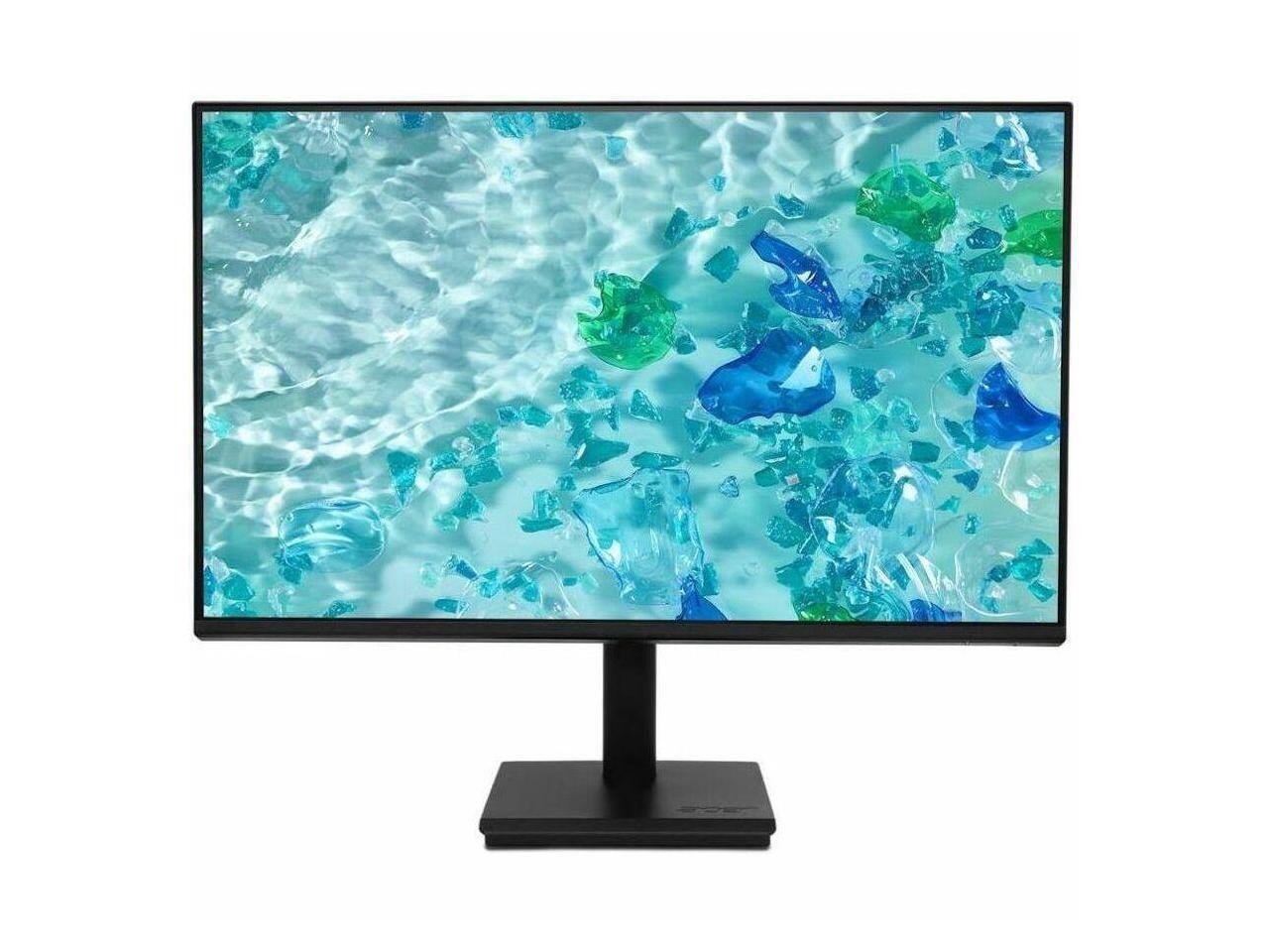 Back. Acer - Acer Vero V7 V277 Gbmipx 27-inch FHD IPS Monitor- UM.HV7AA.G07 - Black.
