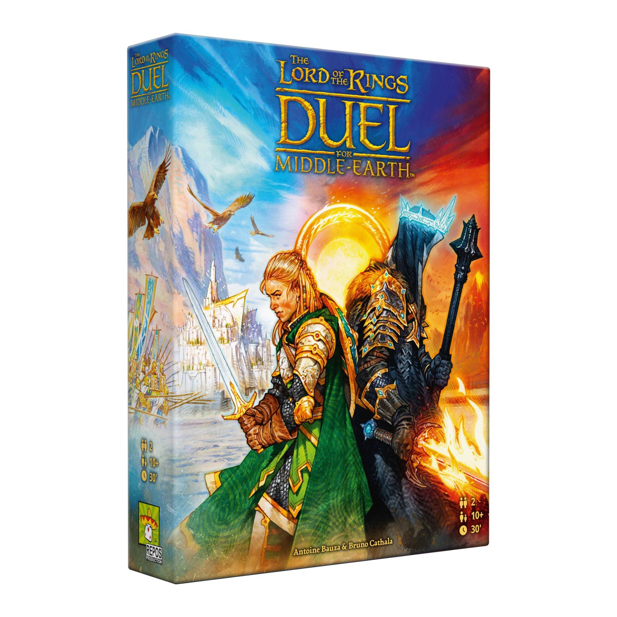 The Lord of the Rings Duel for Middle-Earth

2 players
Ages 10+
30 minutes

Antoine Bauza & Bruno Cathala

Repos Production