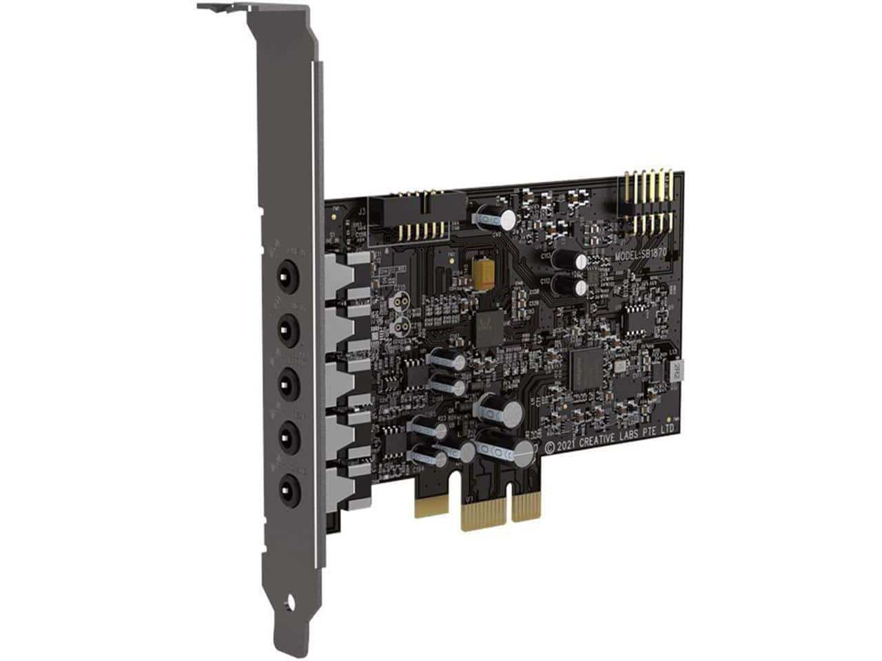 Creative Labs - Creative Sound Blaster Audigy Fx V2 - Hi-res PCIe Sound Card with 5.1 Surround, Scout Mode, SmartComms