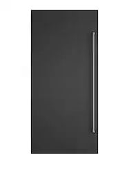 Viking - 36"W Column Door Panel w/Pro-style handle - Cast Black - Front_Zoom
