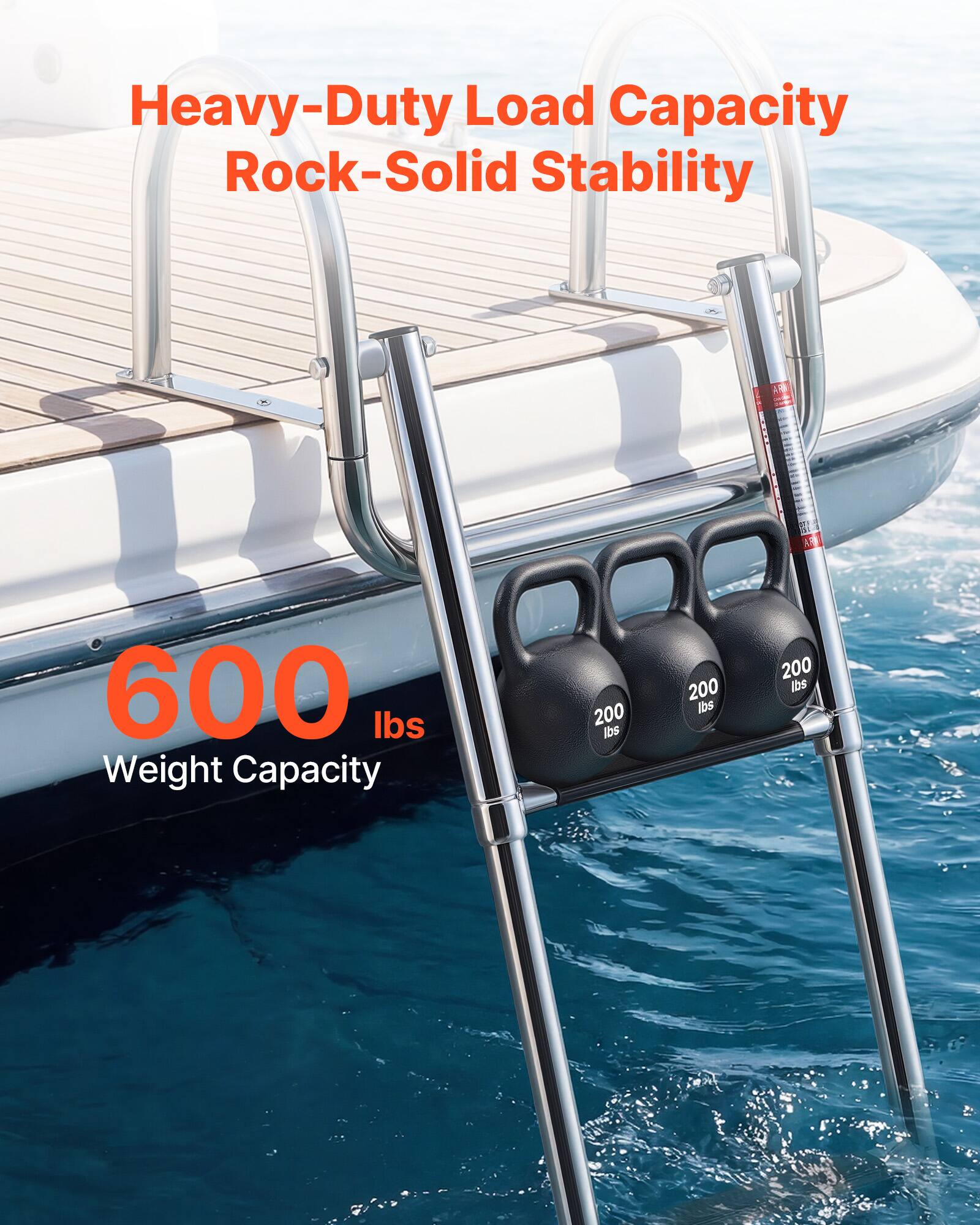 Heavy-Duty Load Capacity  
Rock-Solid Stability  
600 lbs Weight Capacity  
200 lbs  
200 lbs  
200 lbs