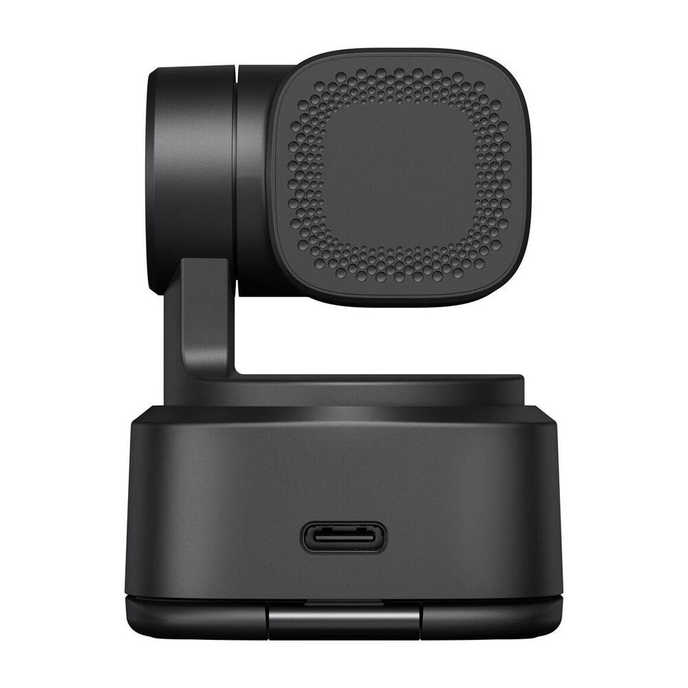Alt View 1. OBSBOT - OBSBOT Tiny 2 Lite AI-Powered 4K PTZ Webcam, Dual Mics with Noise Cancellation - Black.