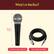 What's in the Box?
- Pyle PDMICS9
- 6.41 Inches
- Dynamic Microphone
- Microphone Cable