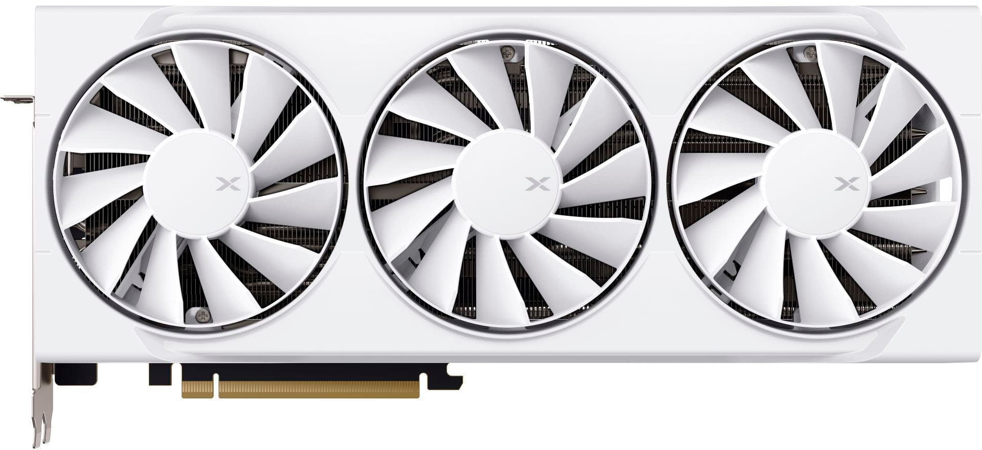 Front. XFX - Swift AMD Radeon RX 9070 OC 16GB GDDR6 PCI Express 5.0 Gaming Graphics Card - White.