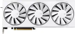XFX - Swift AMD Radeon RX 9070 OC 16GB GDDR6 PCI Express 5.0 Gaming Graphics Card - White - Front_Zoom