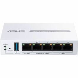 ASUS - ExpertWiFi EBG15 Router -TAA-compliant - 5 Ports - 4 RJ-45 Port(s) - 1 WAN Port(s) - Slots512 GB - Gigabit Ethernet - Black