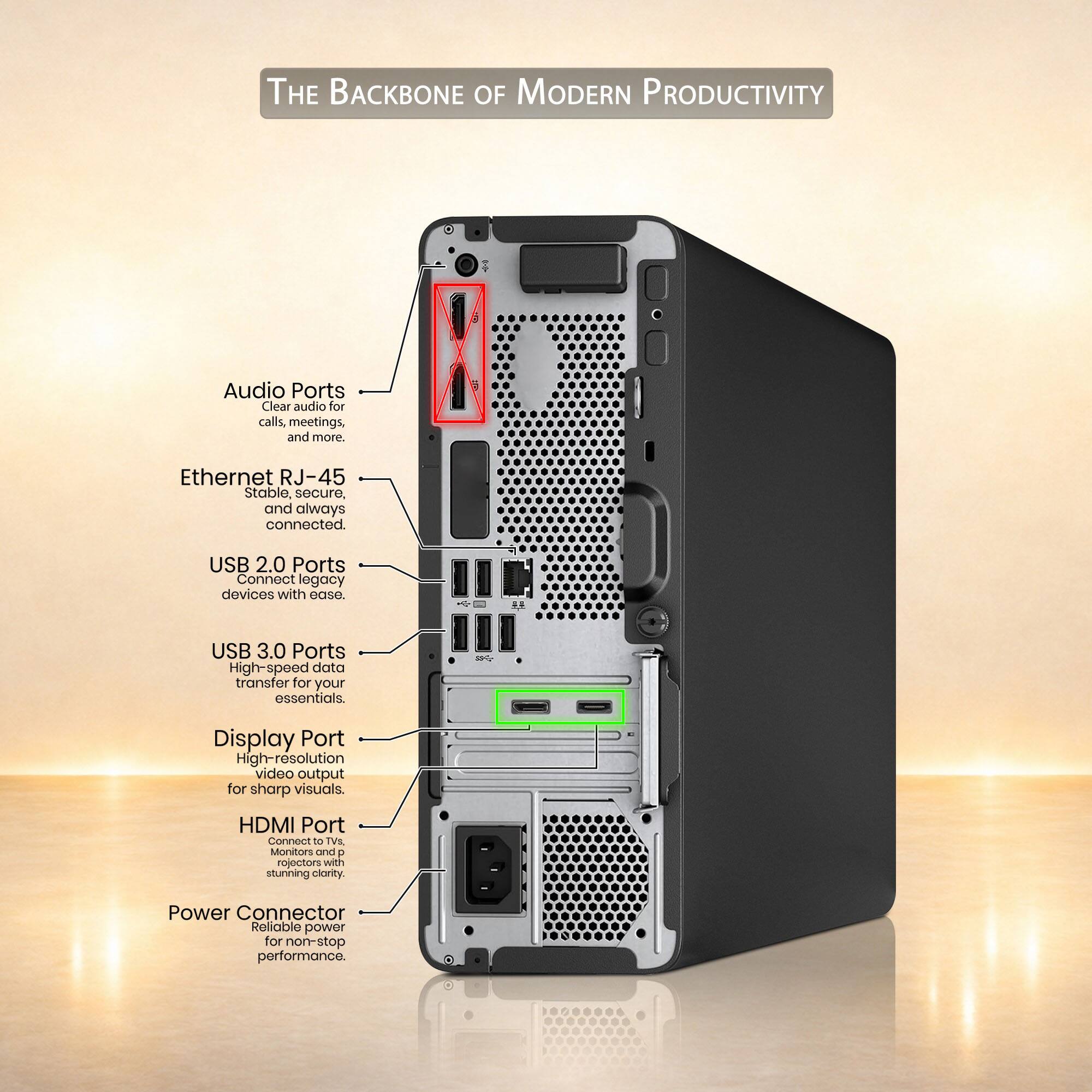 HP Refurbished Excellent Gaming Tower PC Intel i5 10th 16GB RAM & 1TB ...