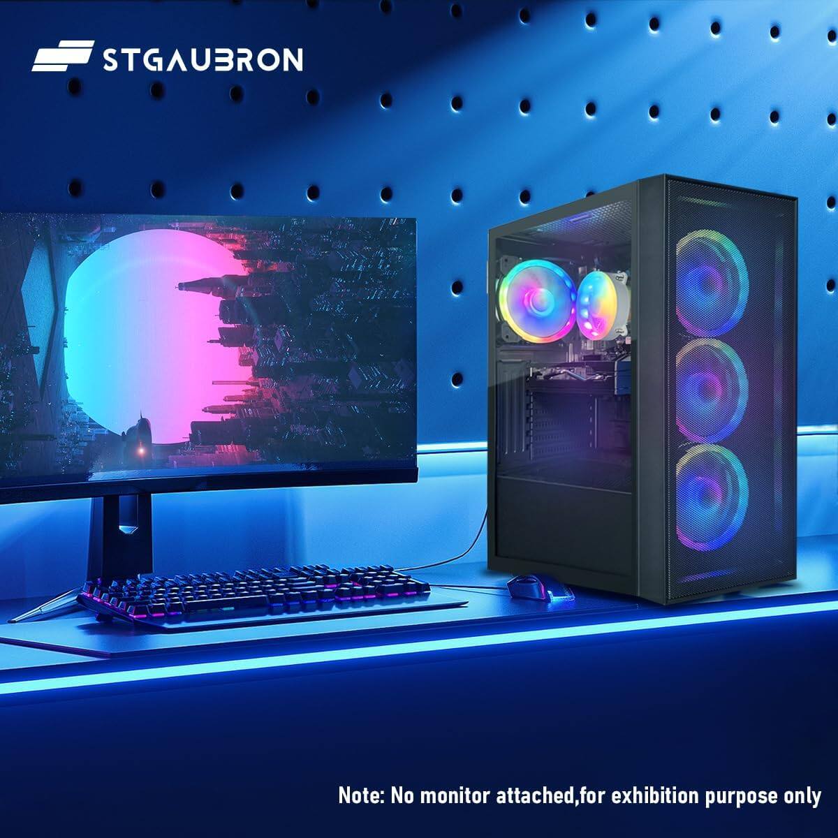 STGAUBRON
Note: No monitor attached, for exhibition purpose only