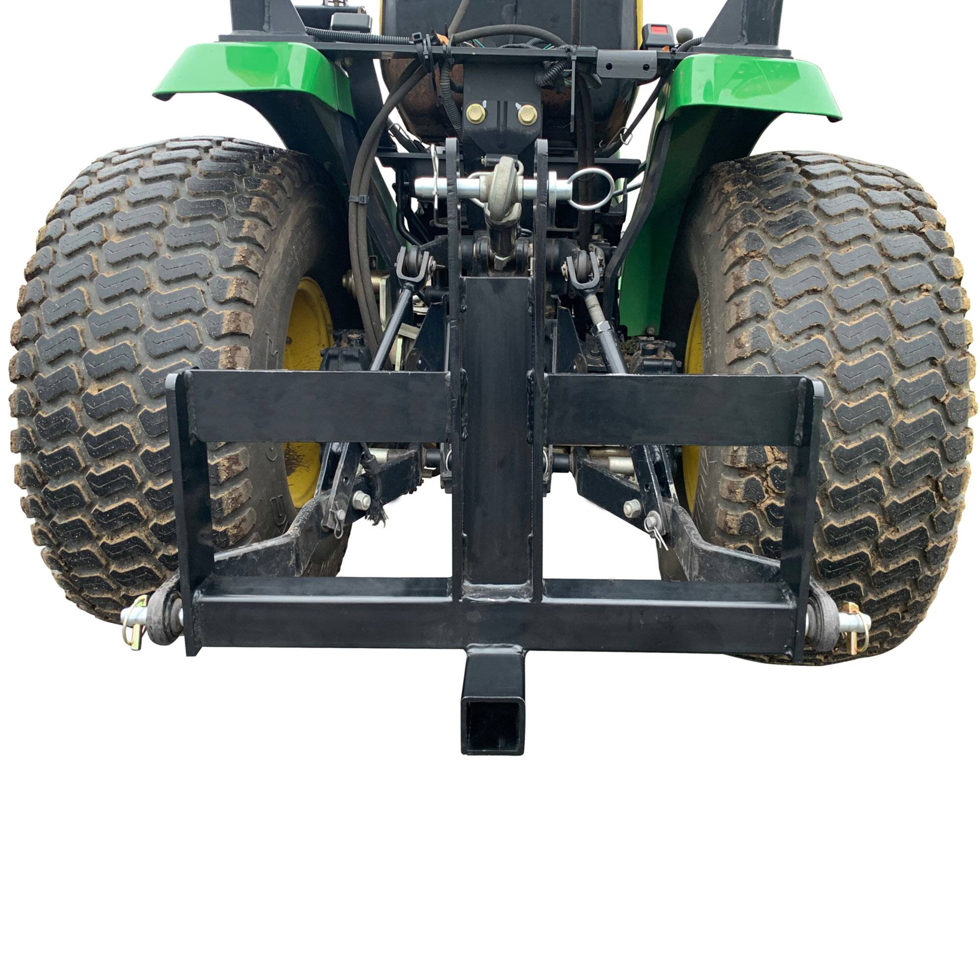 Alt View 4. Field Tuff - Field Tuff Heavy-Duty Tractor Hitch, 2" Receiver Suitcase Weight Holder, Black - Black.