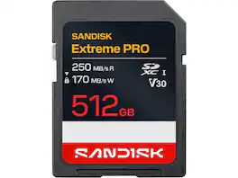 SANDISK - Extreme PRO SD UHS-I Card - 512GB