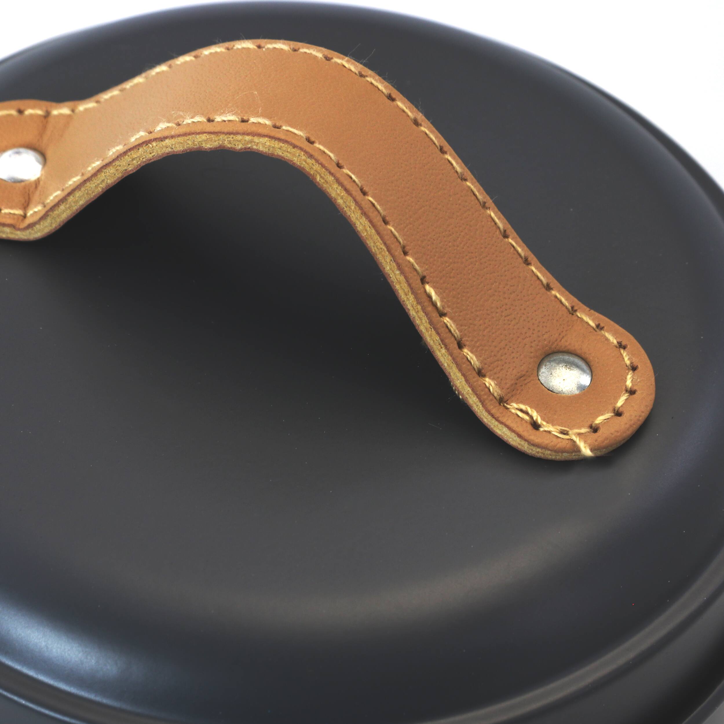 Alt View 5. MegaChef - MegaChef Kitchen Food Storage and Organization 5 Piece Canister Set in Grey - Gray and Brown.