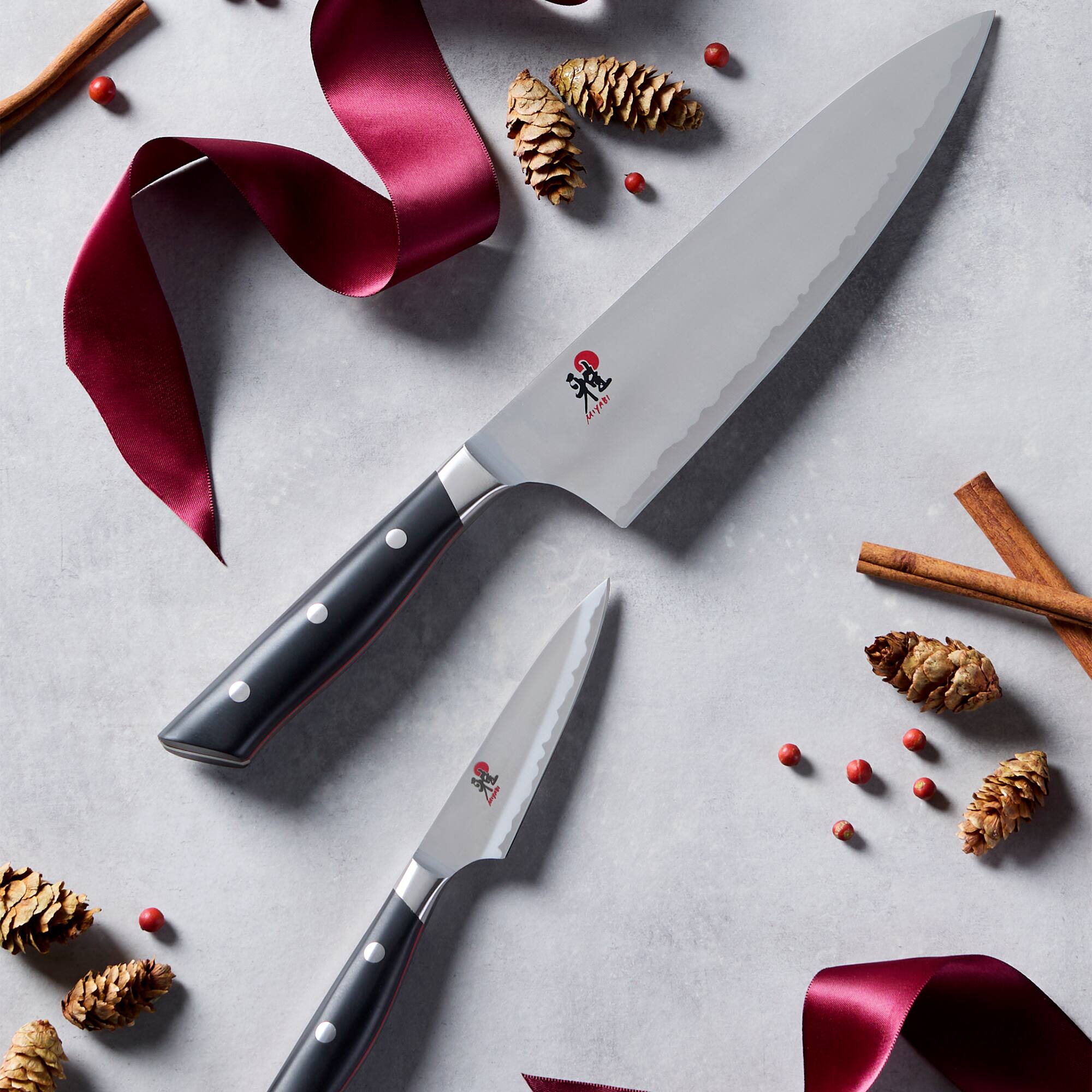 Alt View 4. Miyabi - Miyabi Evolution 8-inch Chef's Knife - Stainless Steel.