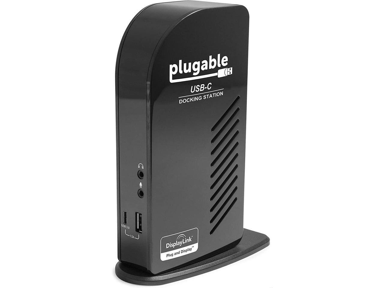 plugable USB-C DOCKING STATION U830 DisplayLink Display Plug and