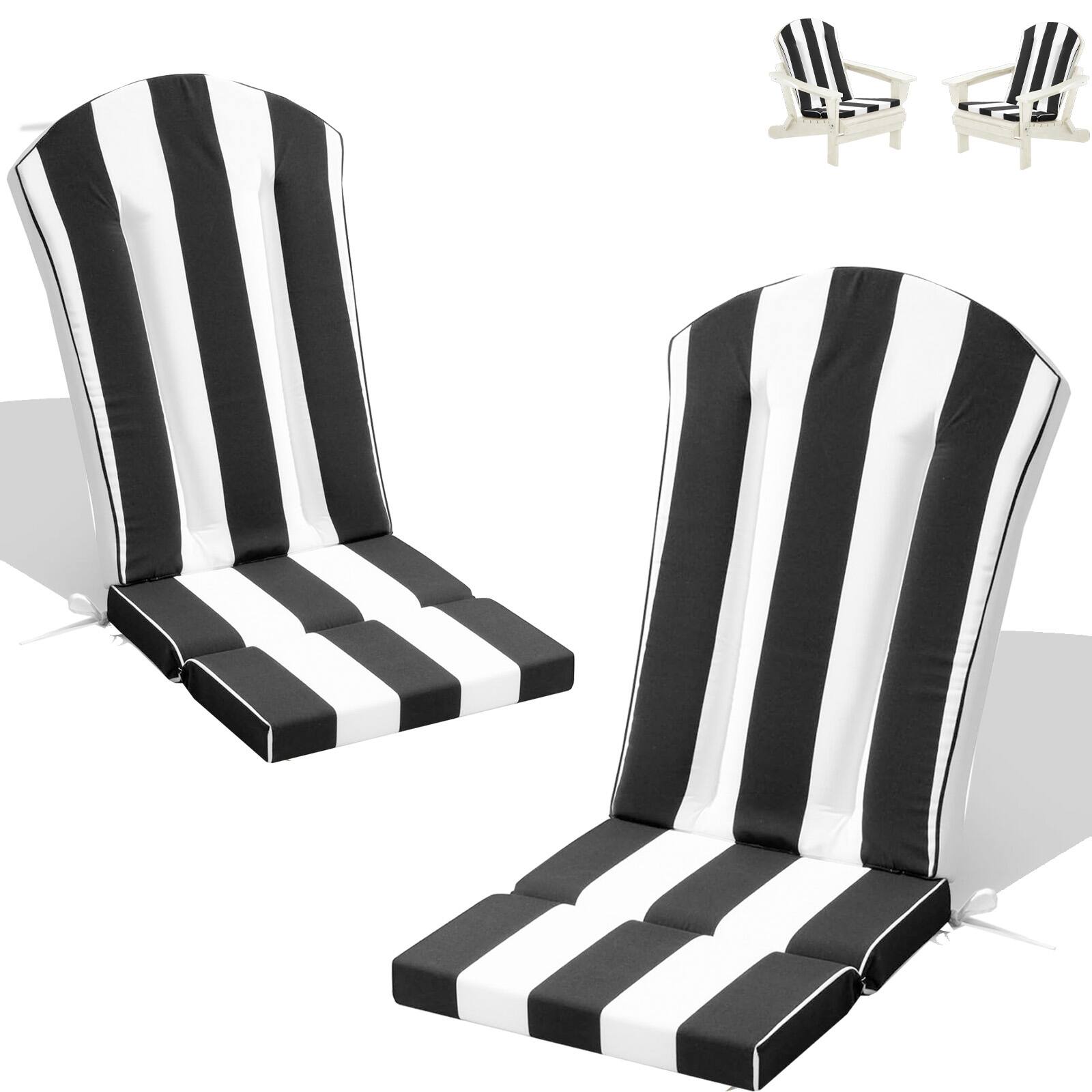 Black and white stripes-2 Pieces