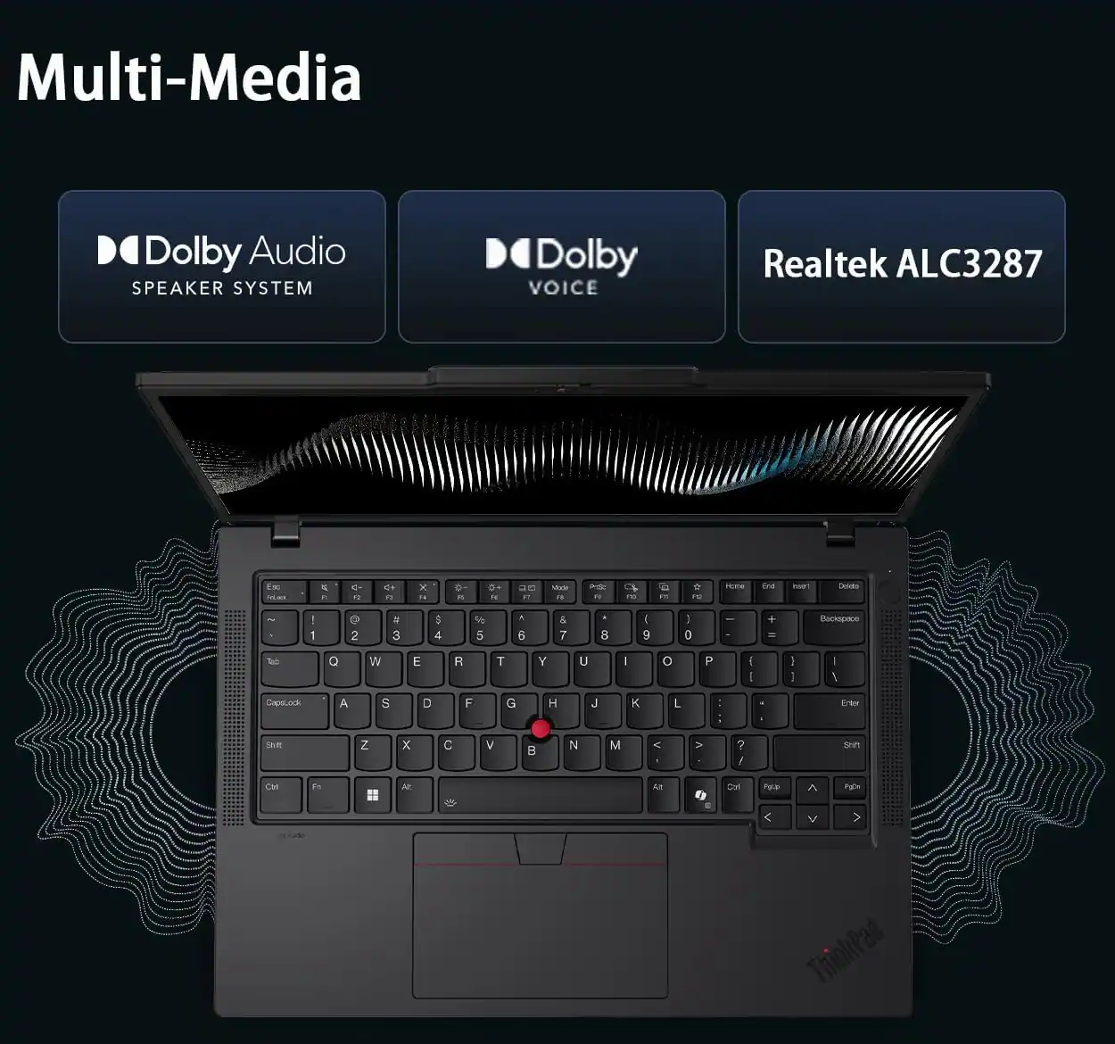 Multi-Media  
Dolby Audio SPEAKER SYSTEM  
Dolby VOICE  
Realtek ALC3287