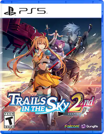 PS5. TRAILS SKY 2nd IN THE SKY CHAPTER T ESRB Falcom GungHo - T (Teen 13+)