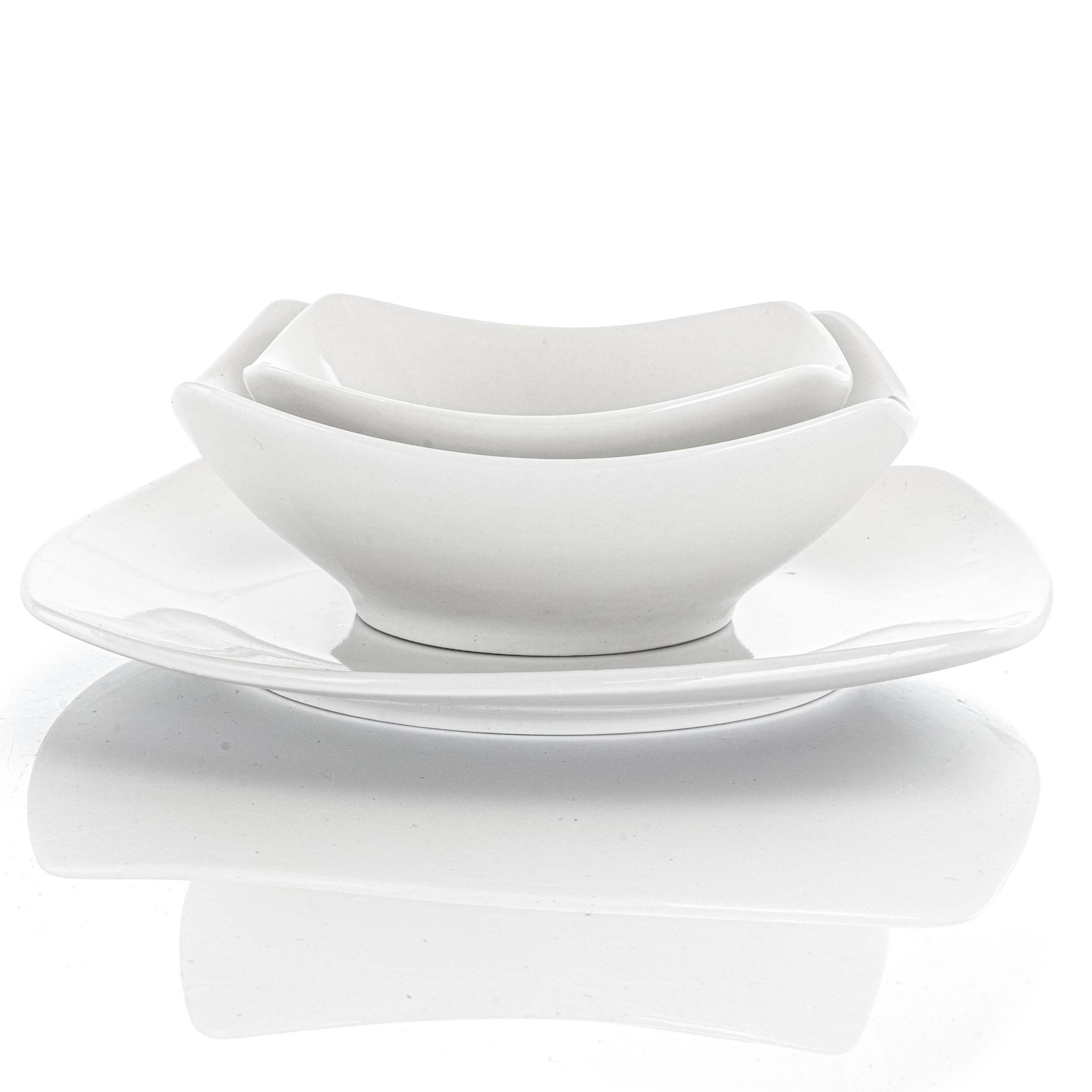 Alt View 2. Gibson - Gibson All U Need 45 Piece Dinnerware Cookware Combo Set in White - White.