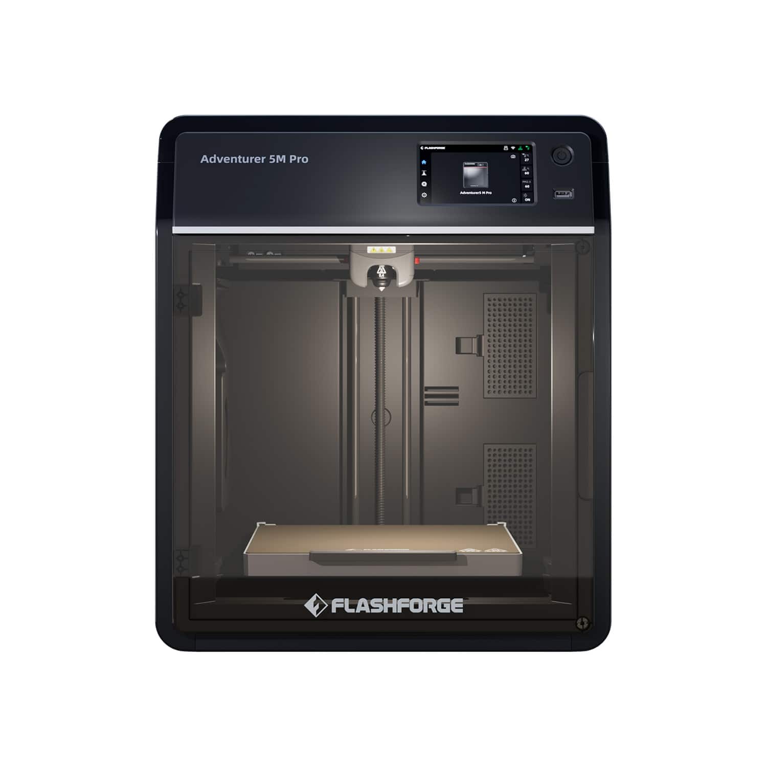 Flashforge - Adventurer 5M Pro 3D Printer: 600mm/s CoreXY, 220mm³ Build, Auto-Level, Vibration Comp, Camera & Air Filtration - Black