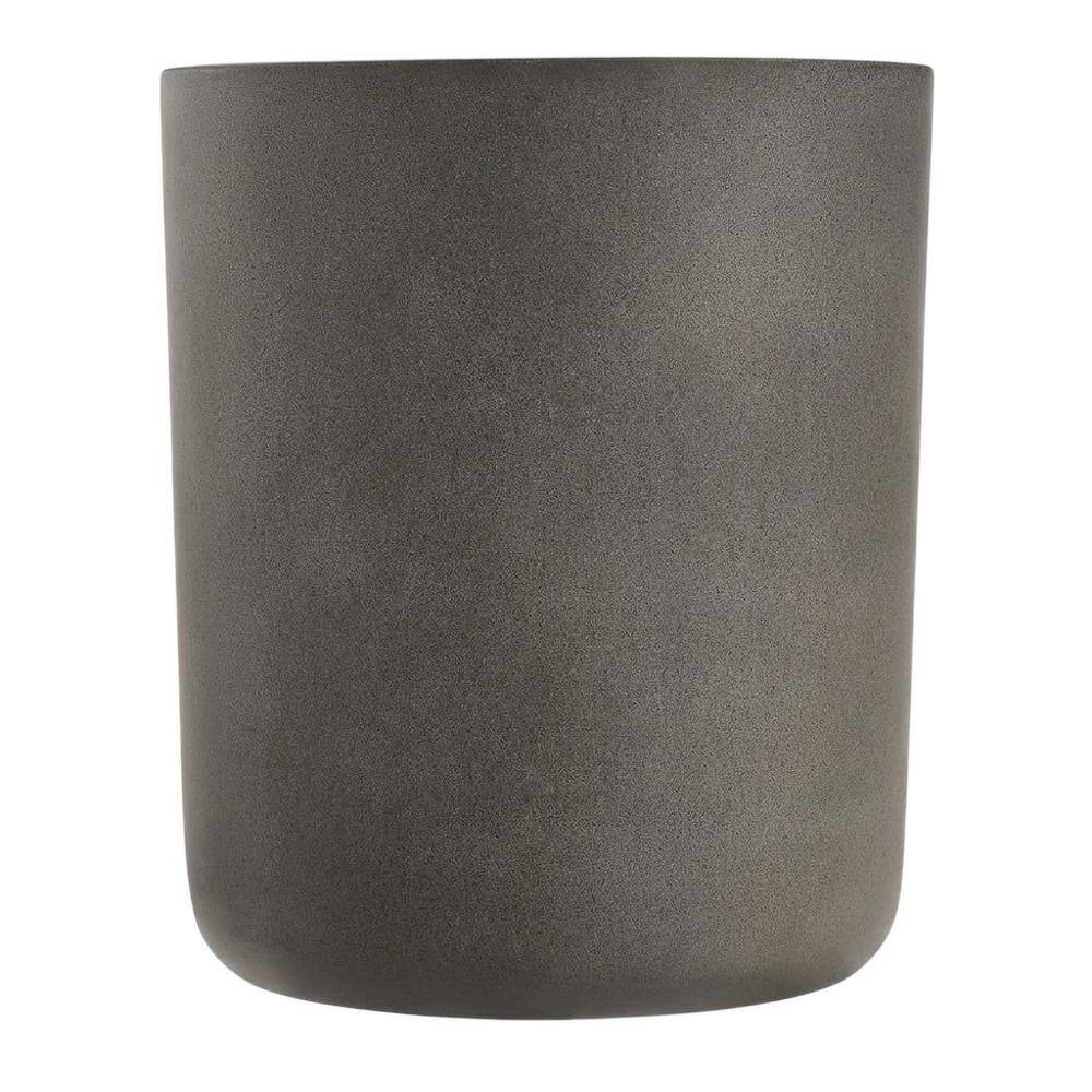 Back. Outdoor Escape - Outdoor patio concrete stool with modern design for outdoor use - Gray.