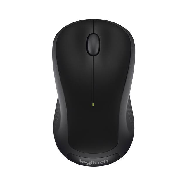 Logitech - M310 Wireless Optical Ambidextrous Mouse - Wireless - Black