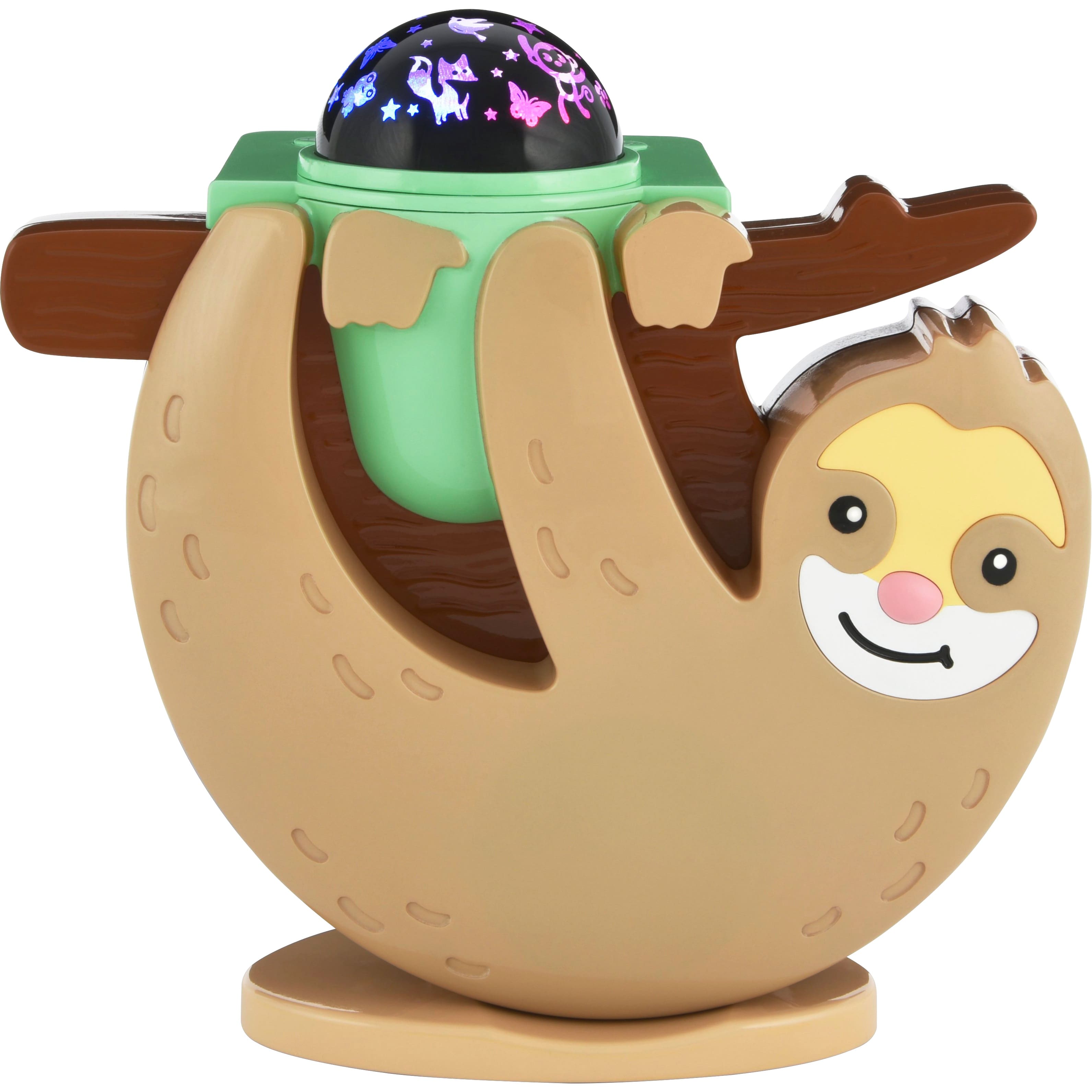 Front. Project Nursery - Sleepy Sloth Sound Soothing Crib Projector - Multi.