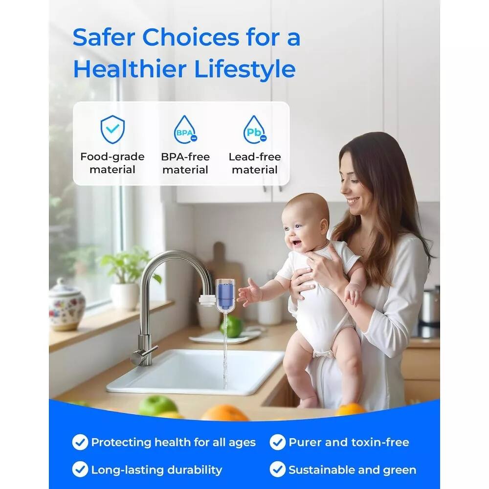 Safer Choices for a Healthier Lifestyle

- Food-grade material
- BPA-free material
- Lead-free material

Protecting health for all ages
Long-lasting durability
Purer and toxin-free
Sustainable and green