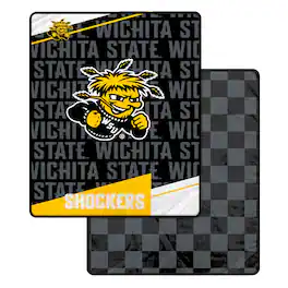Pegasus - Wichita State Shockers 60" x 70" Diagonal Ghost Checkered Double-Sided Blanket - Multicolor