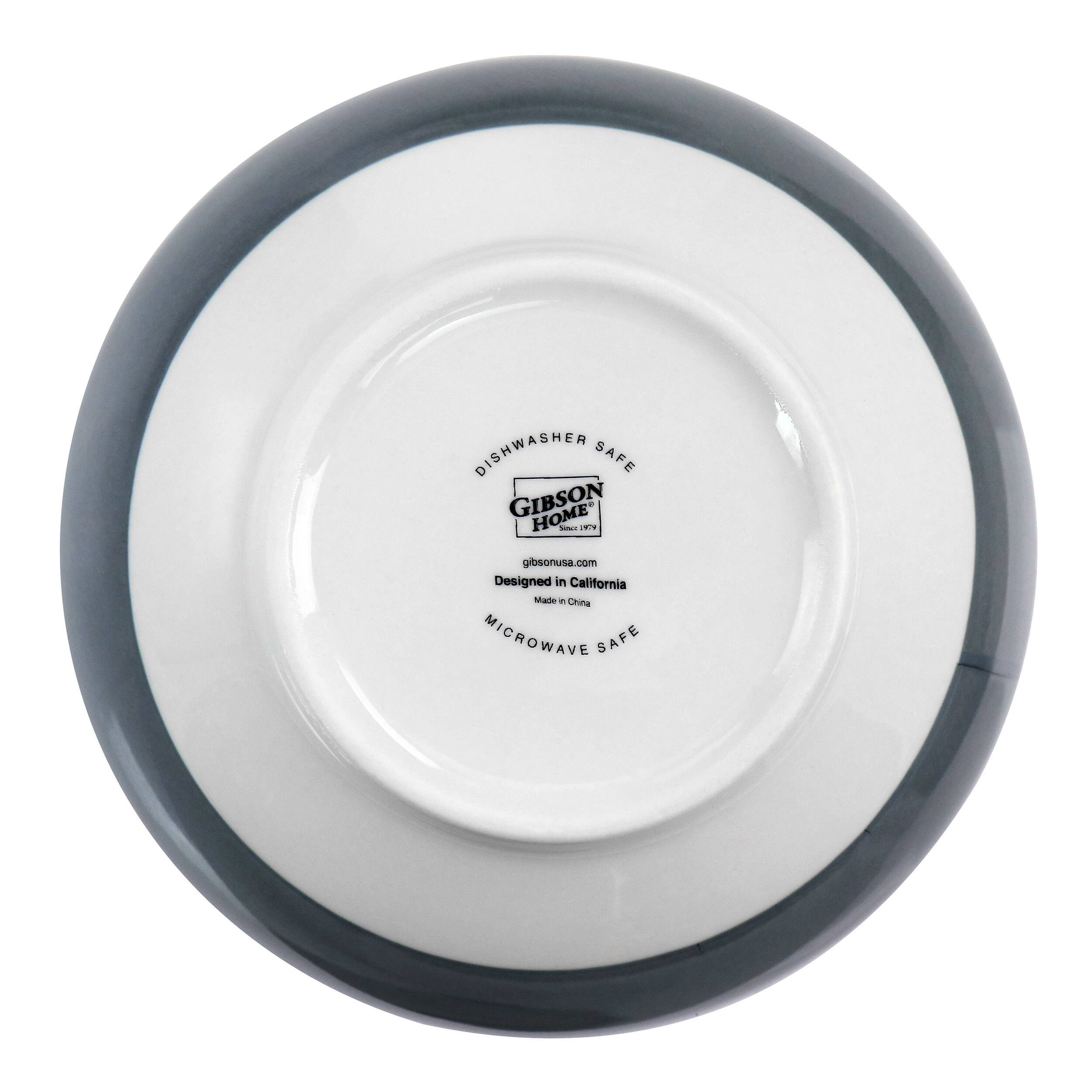 DISHWASHER SAFE GIBSON HOME - gbsonusa.com Designed in California Made in China MICROWAVE SAFE