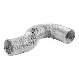 Lambro - 4" UL 2158A Clothes Dryer Foil Flex Transition Duct 50 ft