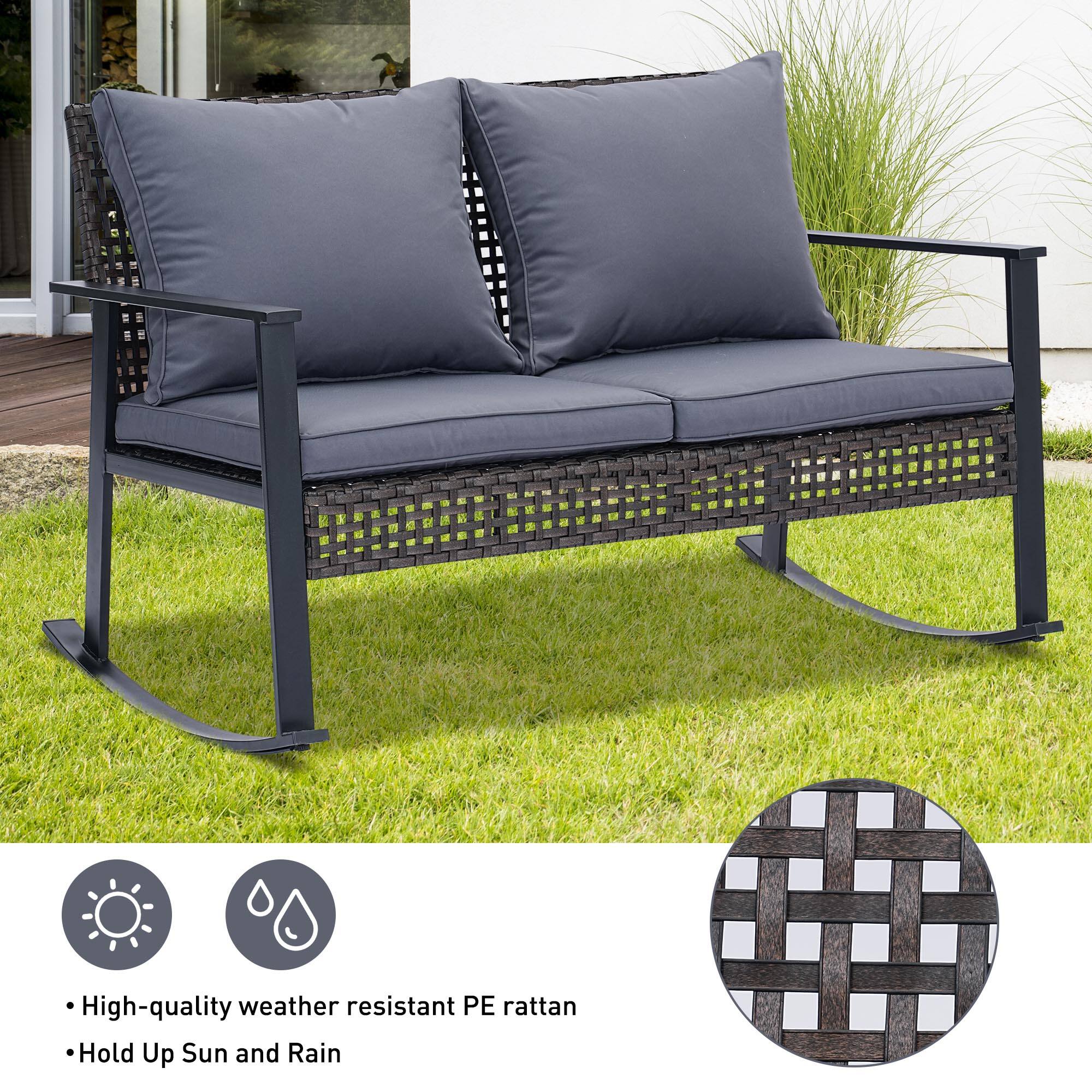 High-quality weather resistant PE rattan
Hold Up Sun and Rain