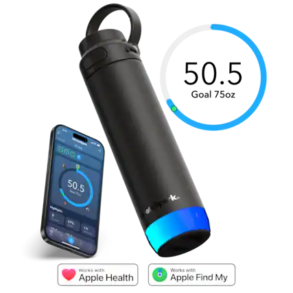 AT I: - 5 Hide utelperk Ma - C - adag - - 50.5 Canual 75oz Highlights 8 - - 67% - 1 1% - c - - - & 1 - 8 - idrat sespark Works with Apple Health Works with Apple Find My