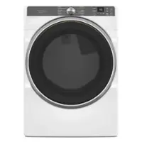 Whirlpool - 7.4 Cu. Ft. Smart Gas Dryer with Steam and Wrinkle Shield Option - White - Front_Zoom