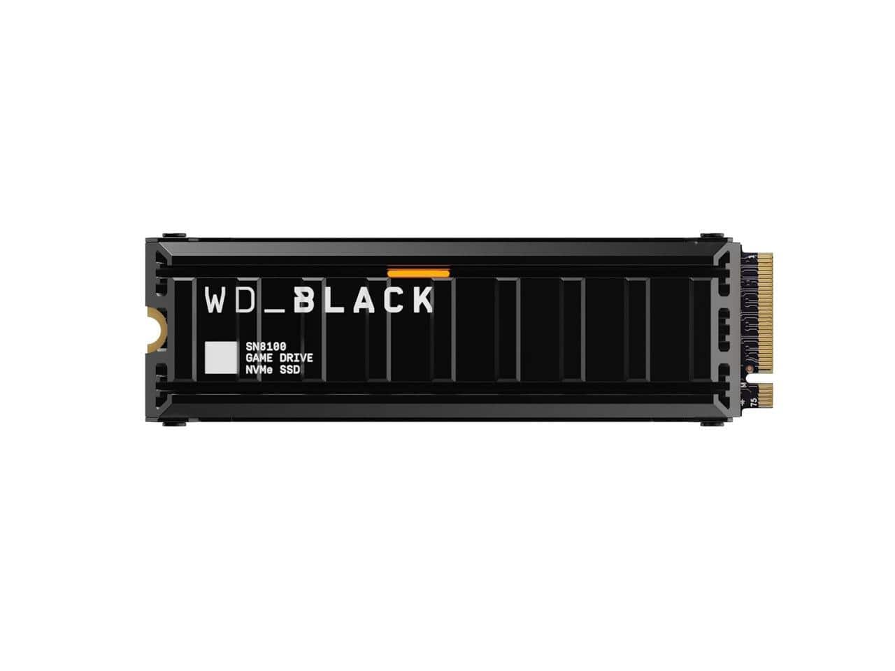 SanDisk WD_BLACK SN8100 NVMe SSD 1TB, M.2 2280 PCIe 5.0 x4 with