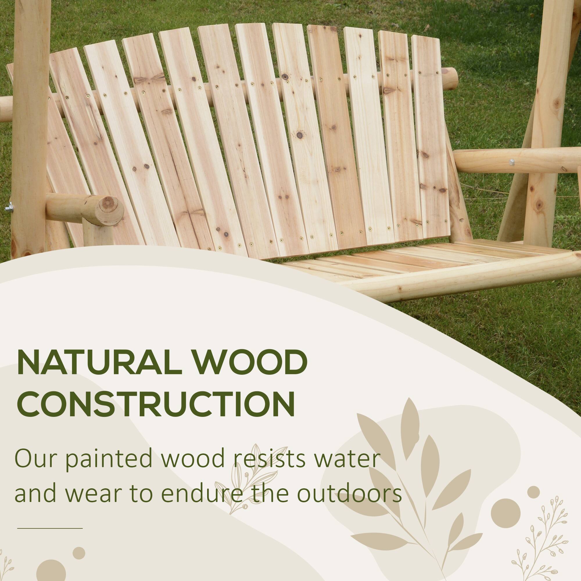 NATURAL WOOD CONSTRUCTION
Our painted wood resists water and wear to endure the outdoors