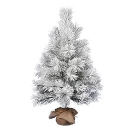 Vickerman - 36" Frosted Beckett Pine Tree 54Tips - Green