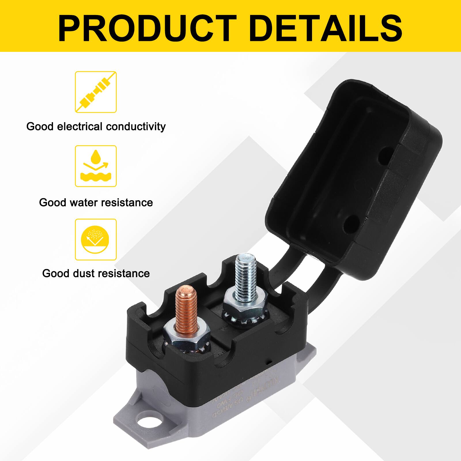 PRODUCT DETAILS

- Good electrical conductivity
- Good water resistance
- Good dust resistance