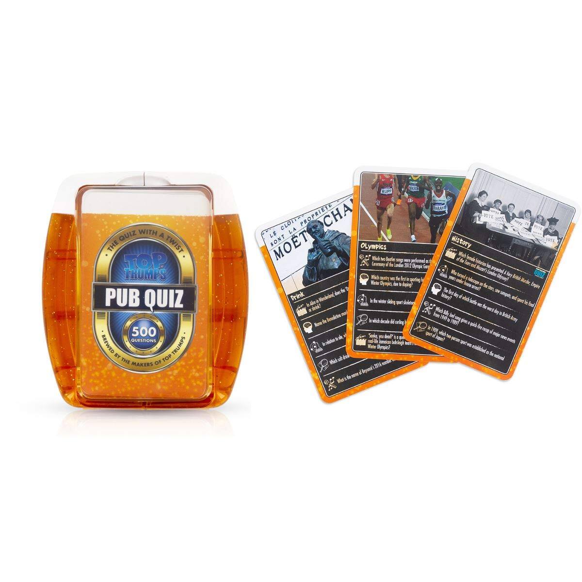 QUIZ WITH A TWIST TOP TRUMPS PUB QUIZ 500 QUESTIONS BREWED BY TOP TRUMPS THE MAKERS OF

CLOITE LA PROPRIETE CHA LE SONT OLYMPICS till Beatles Ceremony 2012) Dlyspic For With Auno DV 4 Vitamin de Frink siding por decade del corling desd?

tory