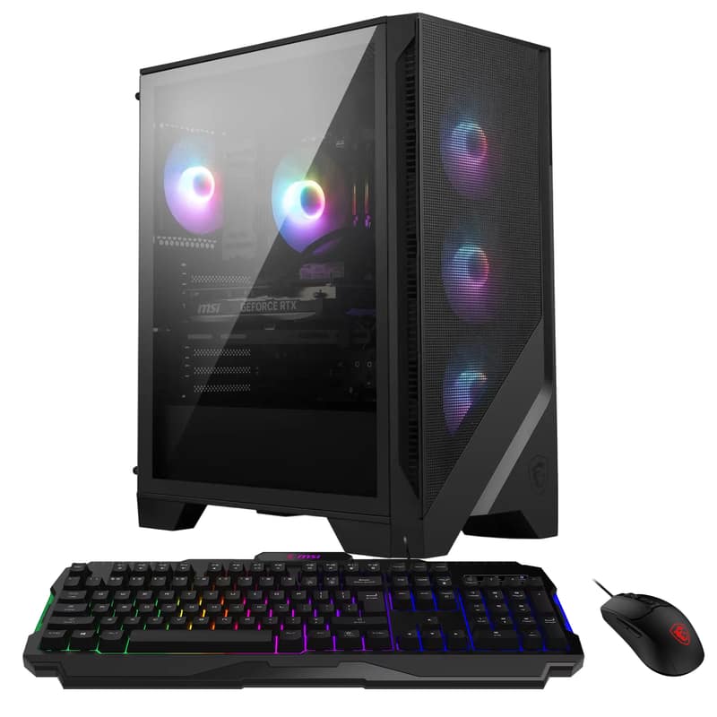 MSI - Codex R2 Gaming Desktop,Intel Core Ultra 7 265,64GB DDR5,4TB SSD,NVIDIA RTX 5060 8GB,Win 11 - Black