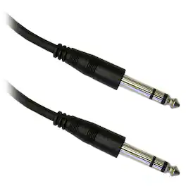 CableWholesale - Stereo 1/4" Male to 1/4" Male Audio Patch Cable - 10'