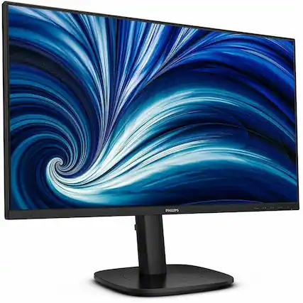 Front. Philips - PHILIPS 24B2U3301 - 23.8" Monitor, LED, FHD (1920x1080), HDMI, DP, USB-C(90W), Energy Star, EPEAT, 4 Year Advance - Black.