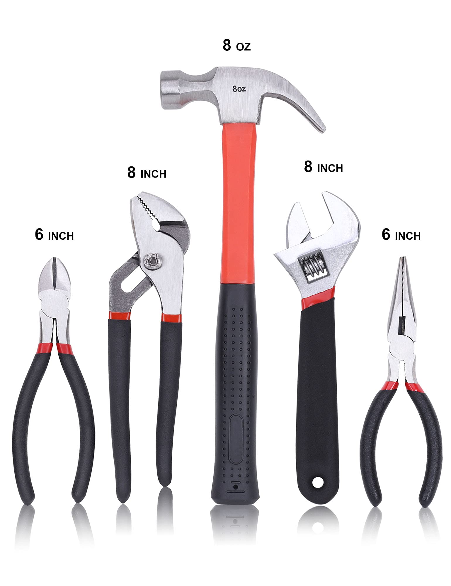 8 oz  
8 oz  
8 INCH  
8 INCH  
6 INCH  
6 INCH