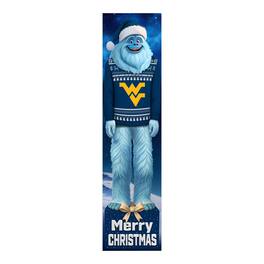 Fan Creations - West Virginia Mountaineers 48" Yeti Christmas Leaner - Multicolor
