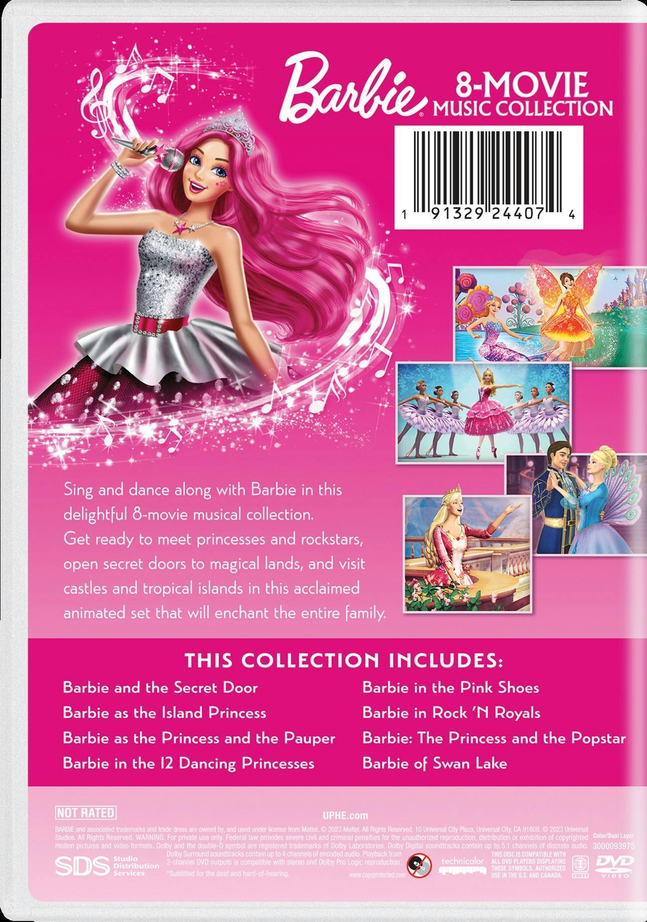Back. Barbie: 8-movie Musical Collection (Box Set) [DVD].