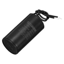 Unique Bargains - 16uF CBB60 Run Capacitor, AC 450V 2 Wires 50/60Hz Cylinder 38x70mm for Air Compressor, Water Pump - Black