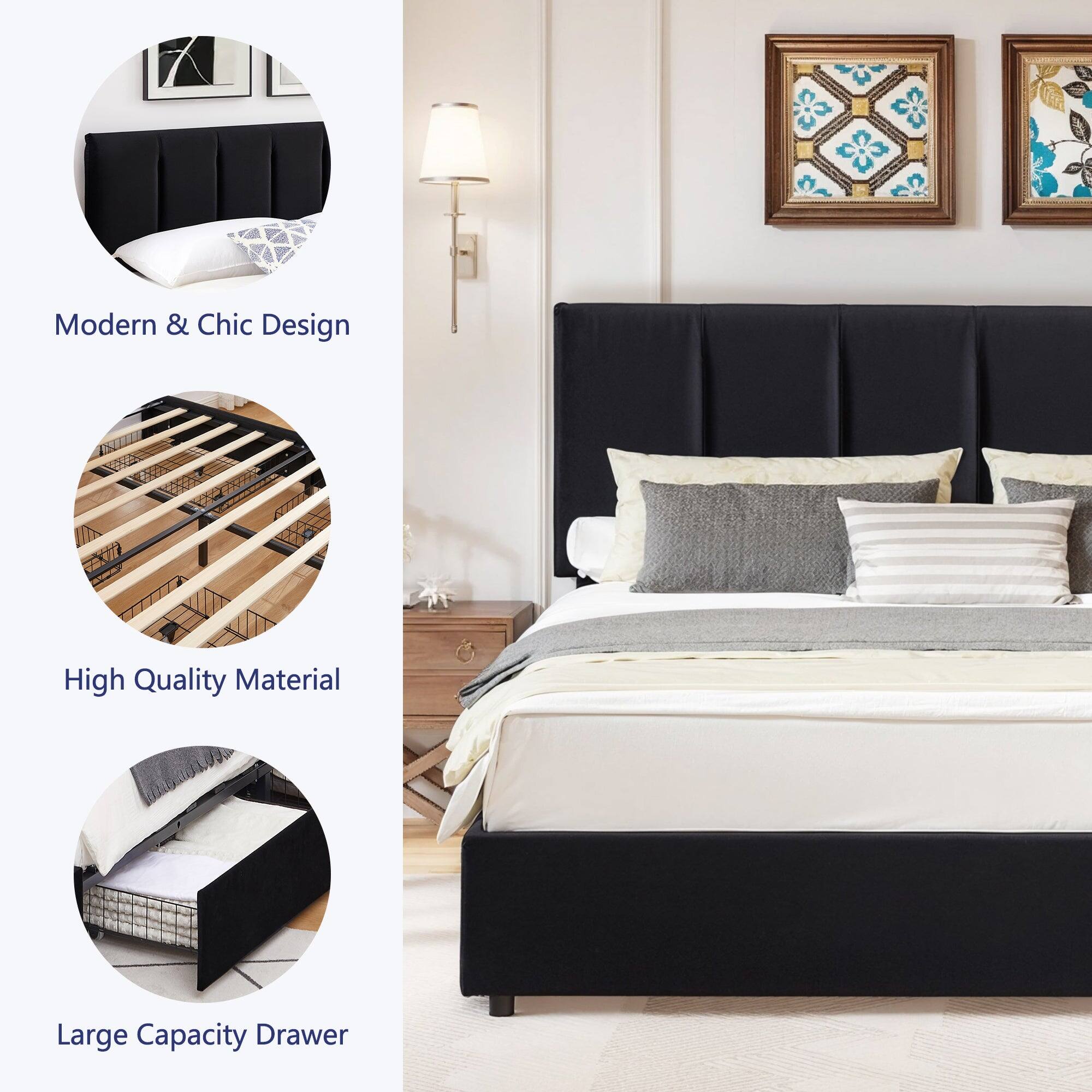 Modern & Chic Design  
High Quality Material  
Large Capacity Drawer