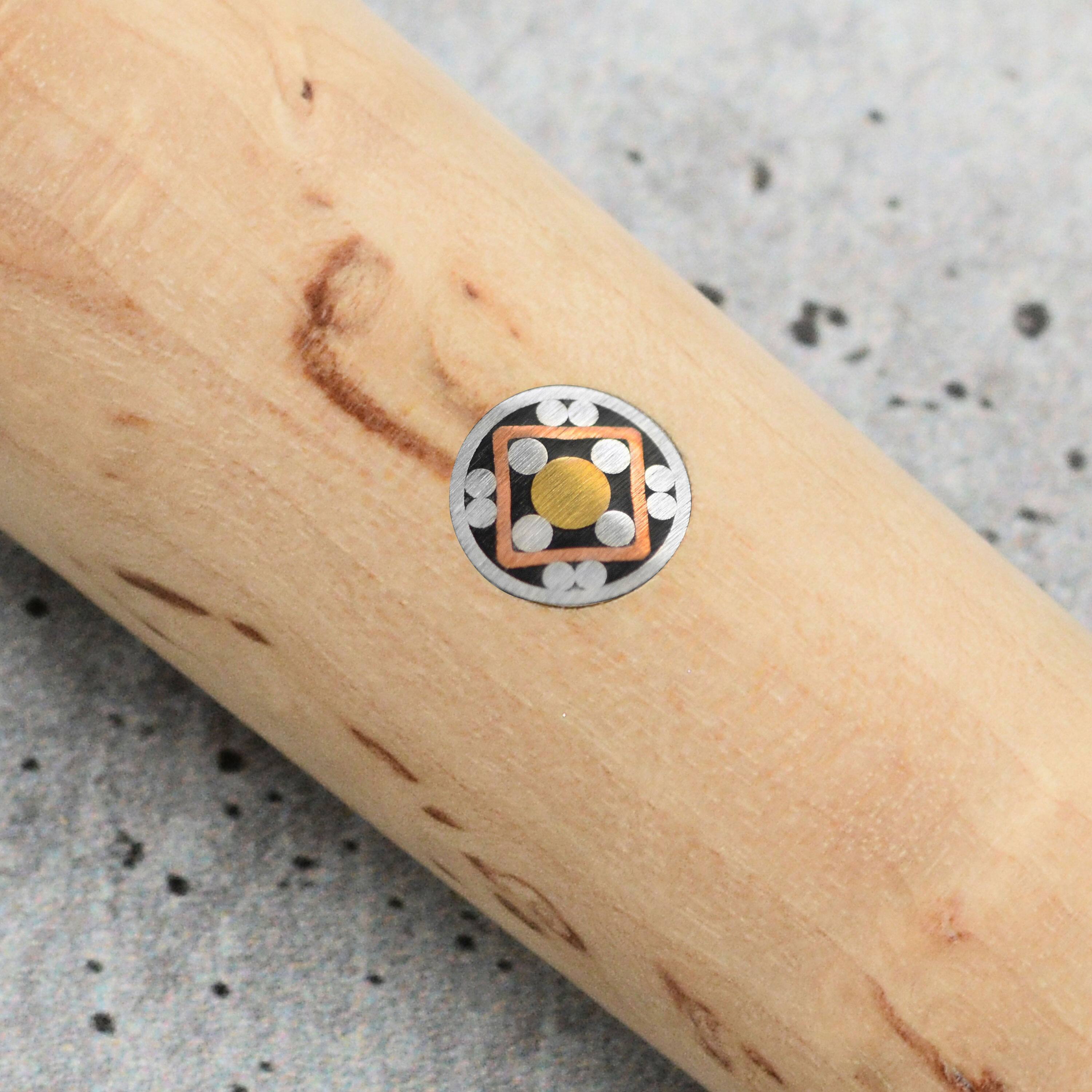 Alt View 2. Miyabi - Miyabi Birchwood 9-inch Sharpening Steel - Stainless Steel.