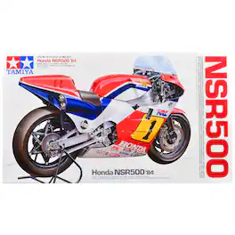 Model Kit Honda NSR500 Motorcycle "500cc Road Racing World Championship" (1983) 1/12 Scale Model by Tamiya