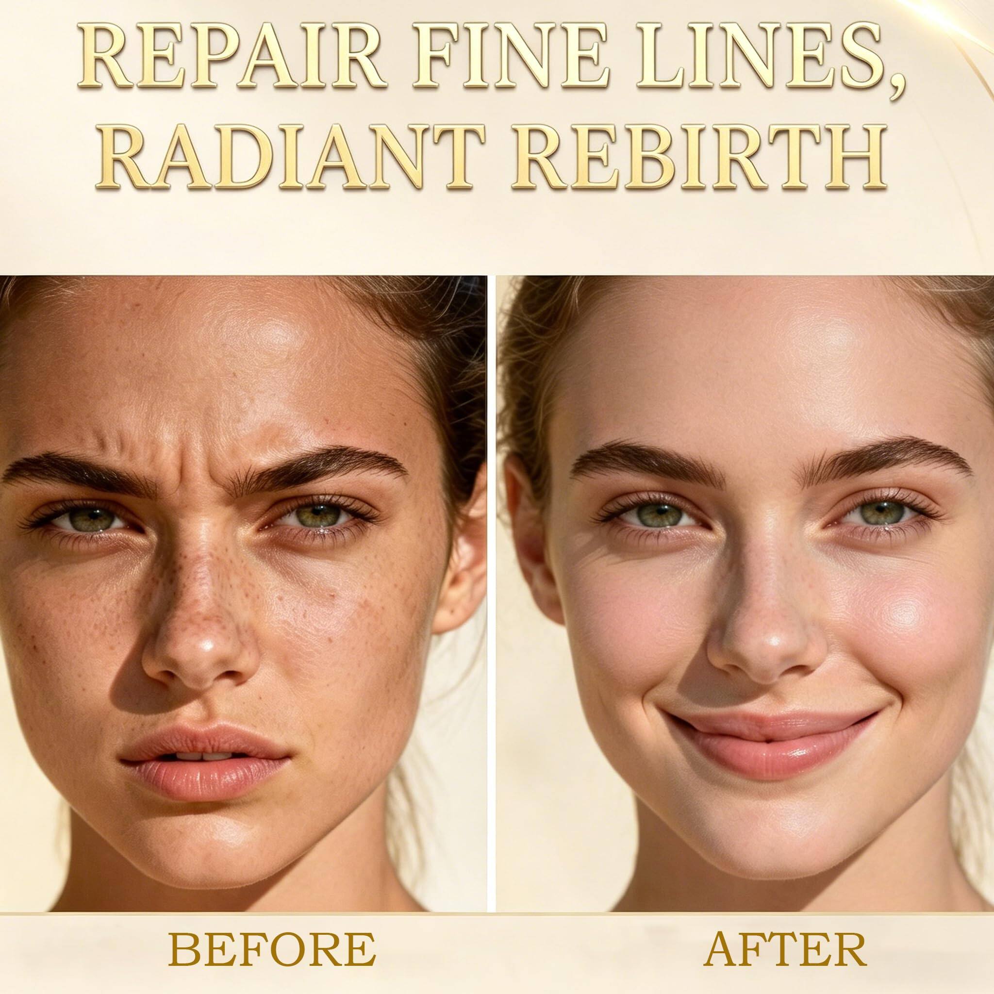 REPAIR FINE LINES,  
RADIANT REBIRTH  

BEFORE  
AFTER