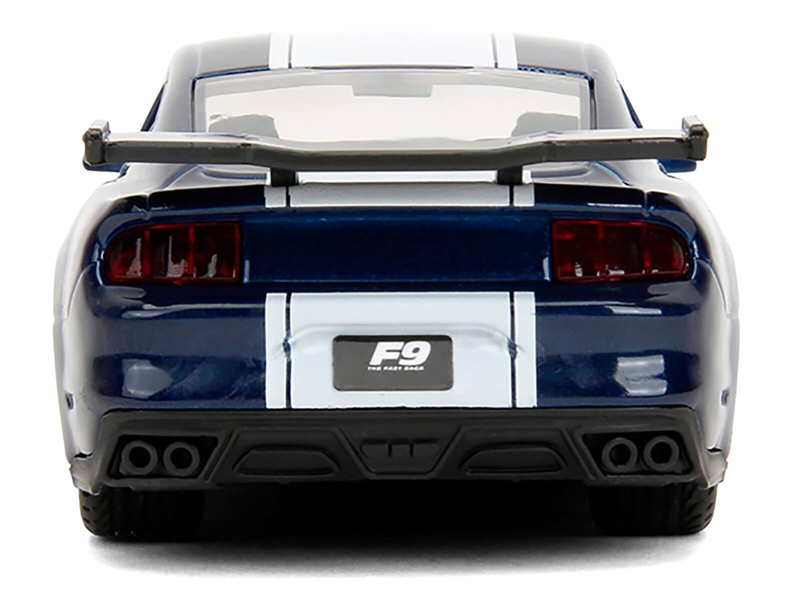 Alt View 6. Jada - 2016 Ford Mustang GT Dark Blue Metallic with White Stripe "F9" (2021) "Fast & Furious" Series 1/32 Model Car by Jada.